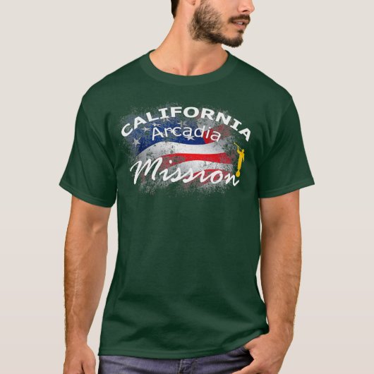 Mission der kalifornischen Arcadia Mormon LDS T-Shirt (Vorderseite)