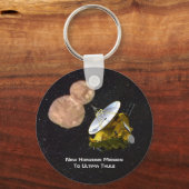 Mission der neuen Horizonte nach Ultima Thule Schlüsselanhänger (Vorderseite)