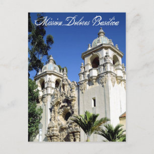 Mission Dolores Basilica, San Francisco, CA Postkarte