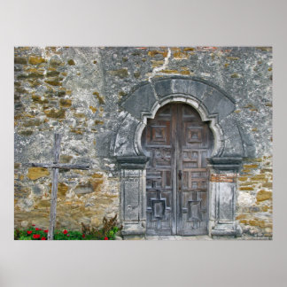 Mission Espada Door Poster