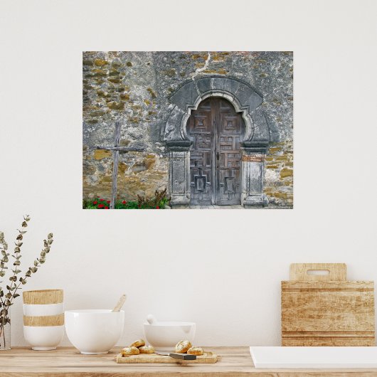 Mission Espada Door Poster (Küche)