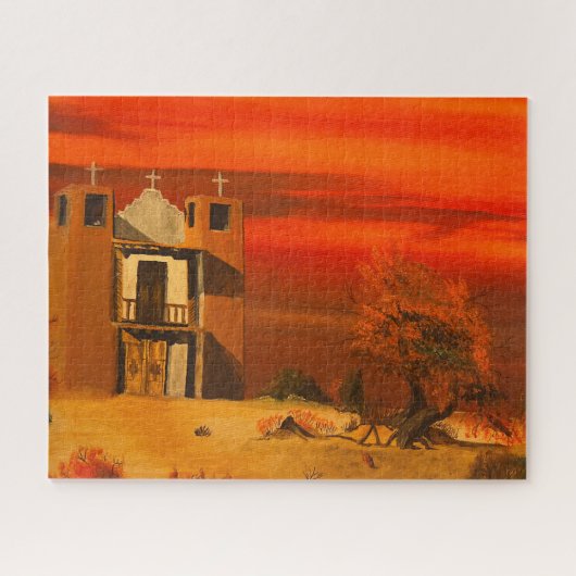 Mission in der Wüste, von Gary Poling Puzzle (Horizontal)