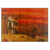 Mission in der Wüste, von Gary Poling Schneidebrett (Vorderseite)