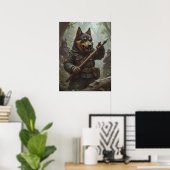 Mission: Kuschelangriff gestartet Poster (Heimbüro)