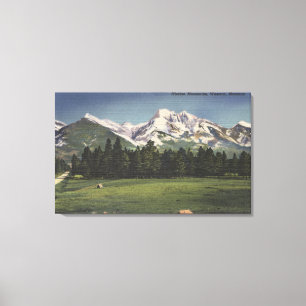 Mission Mountain View in MontanaMontana Leinwanddruck