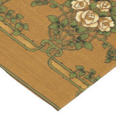 Mission oder Art Nouveau Style Rose Bouquets Friez Kurzer Tischläufer (Ecke)