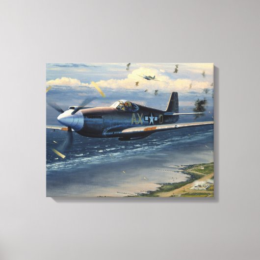 Mission Over Normandie von William S. Phillips Pri Leinwanddruck (Vorderseite)