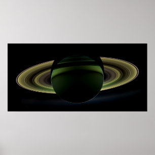 Mission Planet Saturn Cassini 2012 Poster