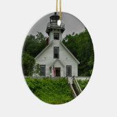 Mission Point Lighthouse Keramik Ornament (Rechts)