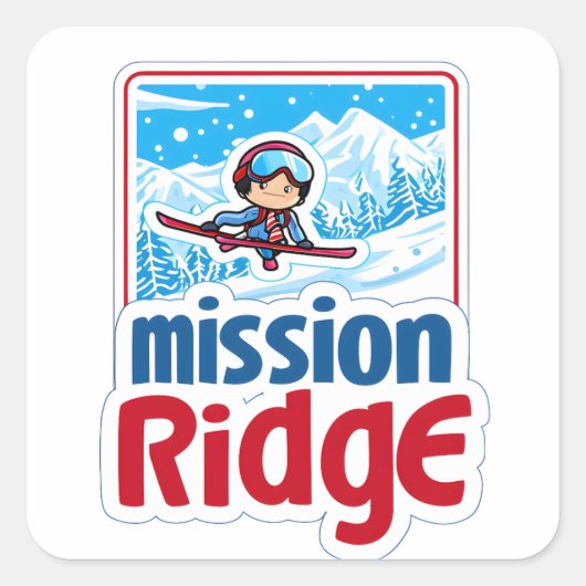 Mission Ridge Shred Stickers - Summit Pack (Set (Vorderseite)