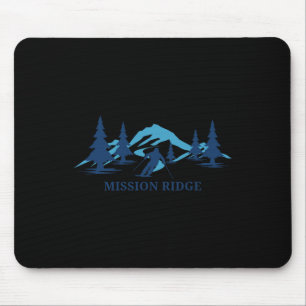 Mission Ridge Washington Skigebiet Skifahren Skifa Mousepad