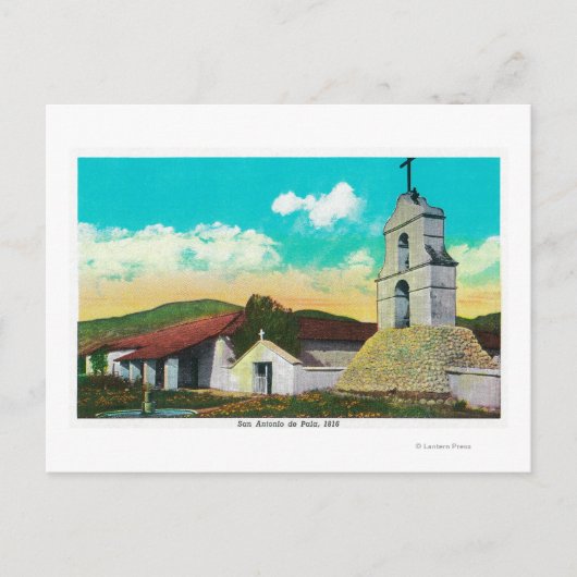 Mission San Antonio de Pala Pala, CA Postkarte (Vorderseite)