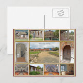 Mission San Antonio Postkarte (Vorne/Hinten)