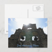 Mission San Antonio Postkarte (Vorne/Hinten)