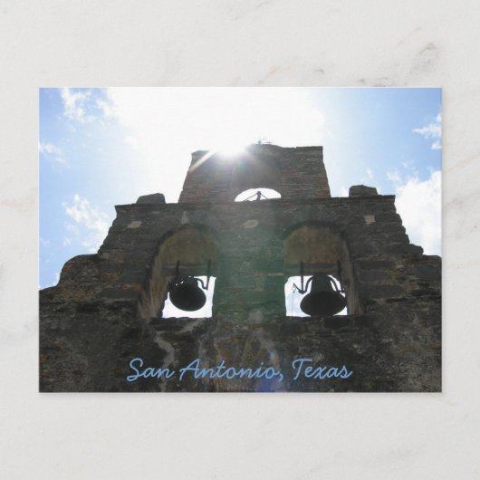 Mission San Antonio Postkarte (Vorderseite)
