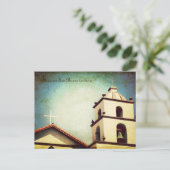Mission San Buenaventura Postkarte (Stehend Vorderseite)