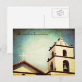 Mission San Buenaventura Postkarte (Vorne/Hinten)