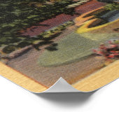 Mission San Carlos de Borromeo de Monterey Poster (Ecke)