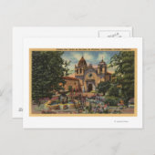Mission San Carlos de Borromeo de Monterey Postkarte (Vorne/Hinten)
