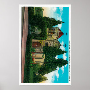 Mission San Carlos De Monterey, Monterey, CA Poster