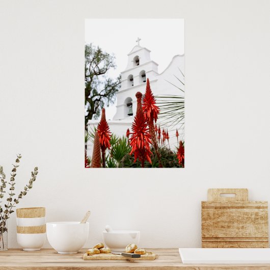 Mission San Diego Poster (Küche)