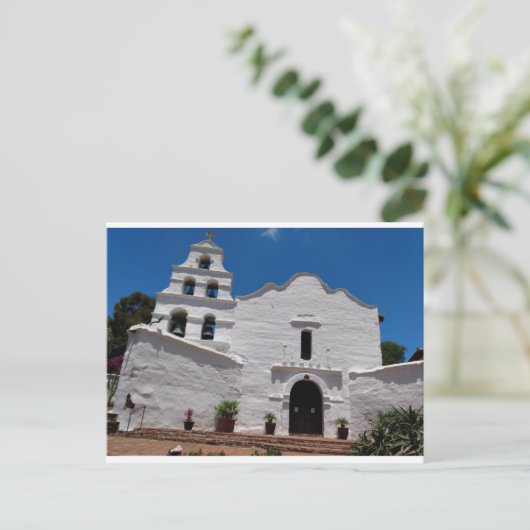 Mission San Diego Postkarte (Stehend Vorderseite)