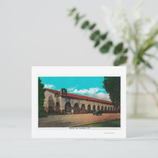 Mission San Fernando San Fernando, CA Postkarte (Stehend Vorderseite)