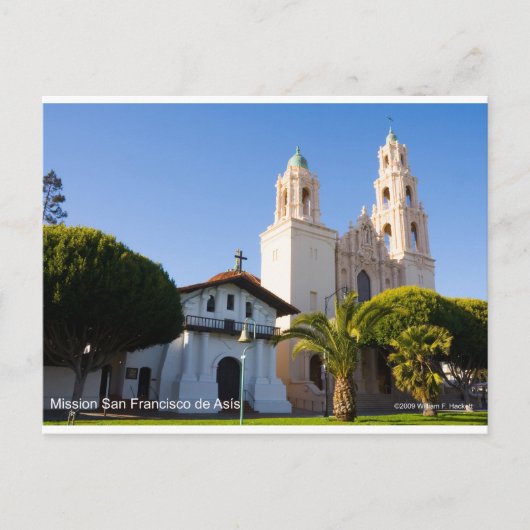 Mission San Francisco de Asís California Products Postkarte (Vorderseite)