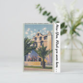 Mission San Gabriel, Kalifornien Postkarte (Stehend Vorderseite)