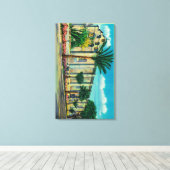 Mission San Gabriel, San Garbriel, CA Leinwanddruck (Insitu (Holzboden))