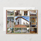 Mission San Jose Postkarte (Vorne/Hinten)