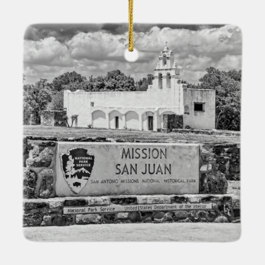 Mission San Juan 2, Keramikornament (Rückseite)