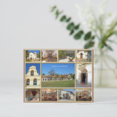 Mission San Juan Bautista Postkarte (Stehend Vorderseite)