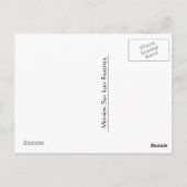 Mission San Juan Bautista Postkarte (Rückseite)