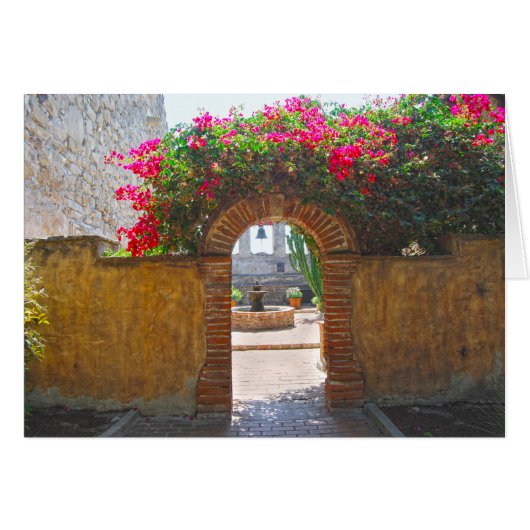 Mission San Juan Capistrano Courtyard Archway (Vorderseite (Horizontal))