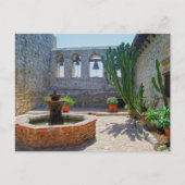 Mission San Juan Capistrano Courtyard Postkarte (Vorderseite)