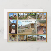 Mission San Juan Capistrano Postkarte (Vorne/Hinten)