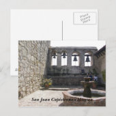 Mission San Juan Capistrano Postkarte (Vorne/Hinten)