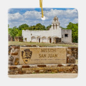 Mission San Juan, San Antonio, Keramikornament (Vorderseite)