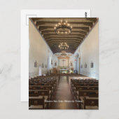 Mission San Luis Obispo de Tolosa, Farbe Postkarte (Vorne/Hinten)
