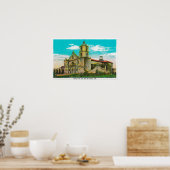 Mission San Luis, Rey de Francia Oceanside, CA Poster (Küche)
