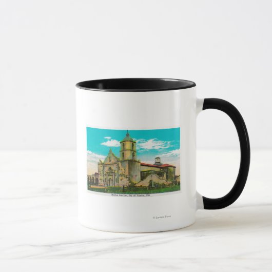 Mission San Luis, Rey de Francia Oceanside, CA Tasse (Rechts)