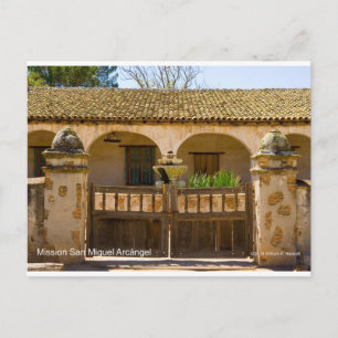 Mission San Miguel Arcángel California Produkte Postkarte