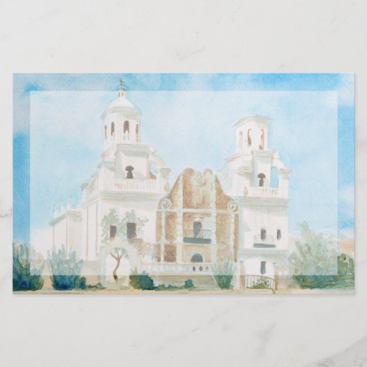 Mission San Xavier del Bac Briefpapier (Vorderseite)