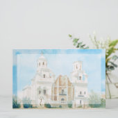 Mission San Xavier del Bac Briefpapier (Stehend Vorderseite)