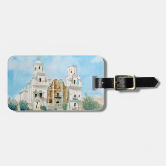 Mission San Xavier del Bac Gepäckanhänger (Vorderseite horizontal)