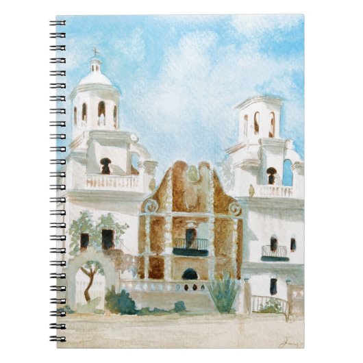 Mission San Xavier del Bac Notizblock (Vorderseite)