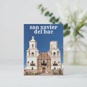 Mission San Xavier del Bac Postkarte (Stehend Vorderseite)