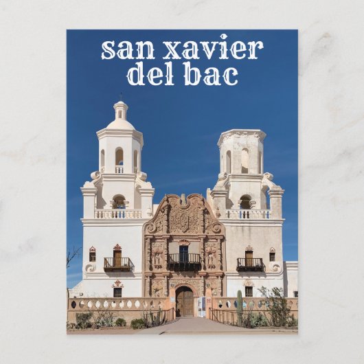Mission San Xavier del Bac Postkarte (Vorderseite)
