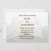 Mission Santa Barbara Einladung (Rückseite)